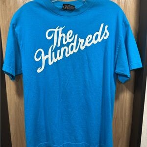 Vintage The Hundreds Forever Slant Logo Tee – Light Blue – Classic Streetwear
